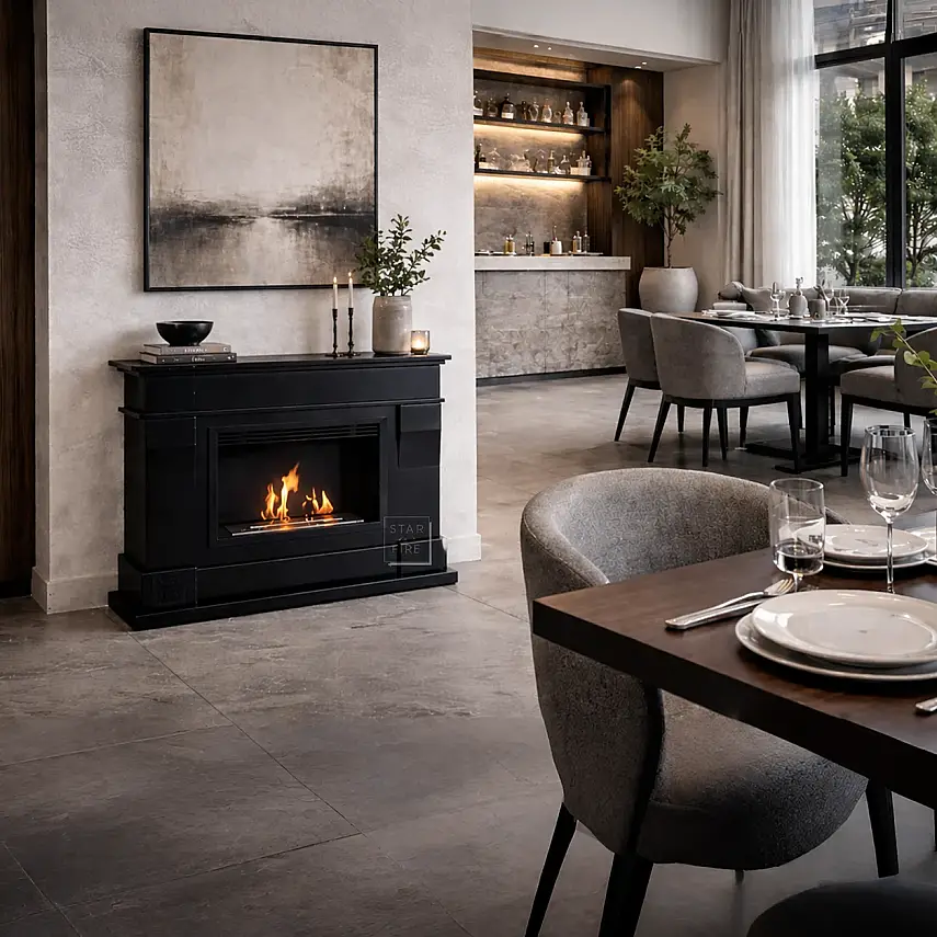 CLASSIC DESIGN ETHANOLLÜ TAŞINABİLİR ŞÖMİNE - 3