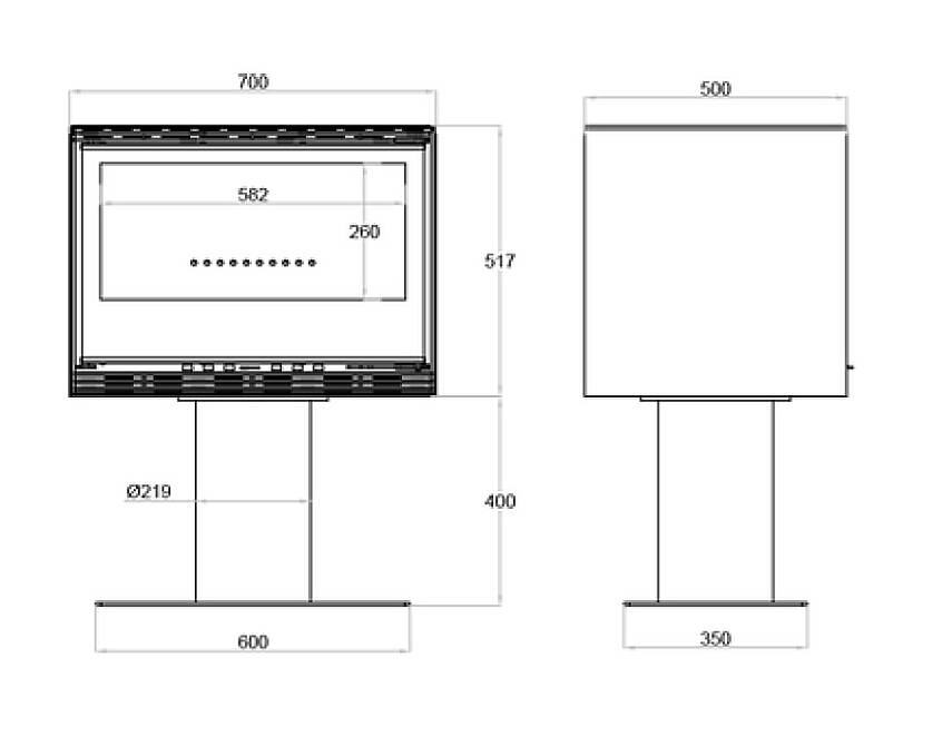 ECHATECH CASETTE STOVE FOOT 70  SILICA - 6