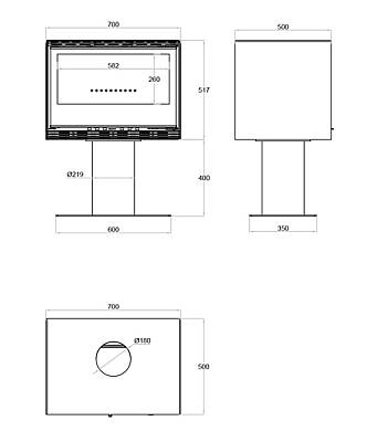 ECHATECH CASETTE STOVE FOOT 70  SILICA - 5