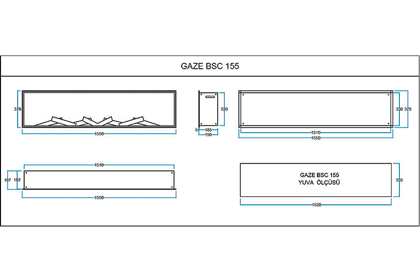 GAZE  BSC 155 - 3