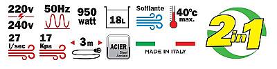 Ribimex CENEHOT Elektrikli Şömine ve Soba Çok Amaçlı Kül Süpürgesi 18 LT ITALY - 2