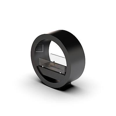 ROUND DESIGN TAŞINABİLİR ETHANOL ŞÖMİNE SİYAH - 3